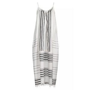 LEMLEM NIA Midi Slip Dress in Eshe Black - size Medium NWT